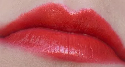 Clarins Joli Rouge 2015-ig felülvizsgálja, Swatch, smink