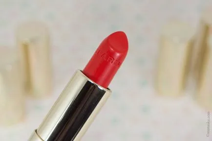 Clarins Joli Rouge 2015-ig felülvizsgálja, Swatch, smink