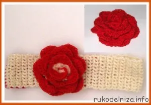 Facand brosa trandafir realizate din materiale diferite, cu propriile lor mâini, cusătoreasă jurnal