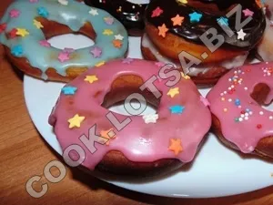 Donuts (американски понички в глазурата) - вкусни домашно стъпка рецепти снимки