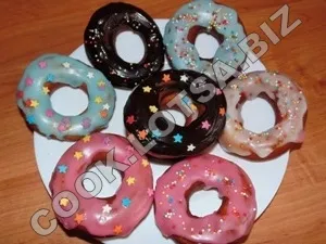 Donuts (fánk amerikai a máz) - ízletes házi lépésre recept fotók