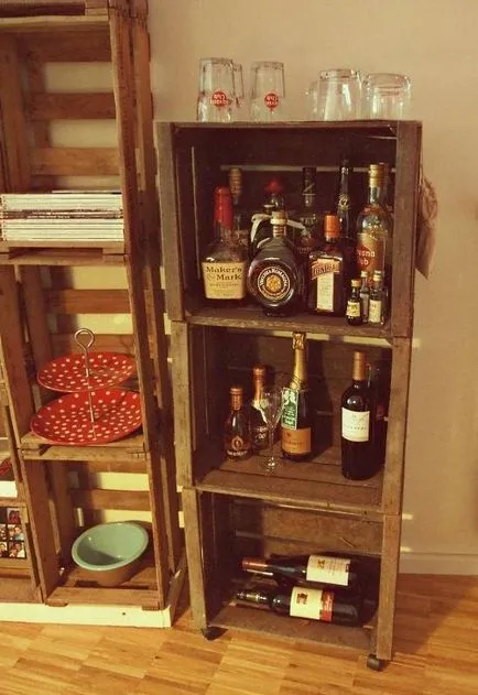 Acasă mini-bar - solutia ideala pentru case mici