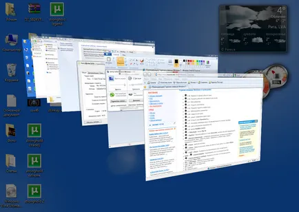 A Windows Flip 3D hatás