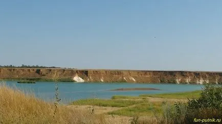 Синьото езеро в Самара - живописно кариера, живеят интересно