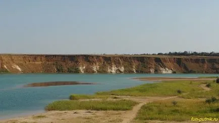 Синьото езеро в Самара - живописно кариера, живеят интересно