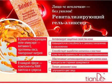 Geluri, elixiruri botoluxe - TianDe Company