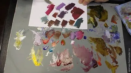 Hogyan lehet elérni a „szilva” szín, nem festékek a palettán - Fair Masters - kézzel készített,