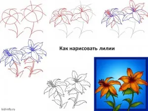 Как да се направи ваза с астри етапи молив - как да се направи ваза картина етапи ваза