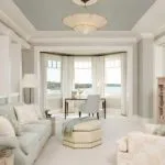 Как да направите класическия дизайн на тавана в хола (41 снимки) и да изберете цвят в интериора и снимките