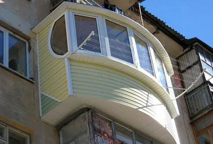 Cum se siding balcon cu arma mâinile sale finisaj exterior, instrucțiuni pas cu pas, loggii mantale,