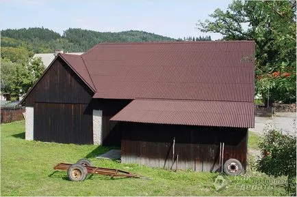 Hogyan terjed a tető Ondulin saját kezét, egy házat magadnak