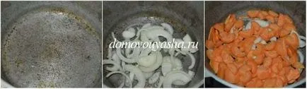 Főzni zöldség raguval cukkini és padlizsán recept fotó, népi tudás Kravchenko