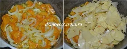 Főzni zöldség raguval cukkini és padlizsán recept fotó, népi tudás Kravchenko
