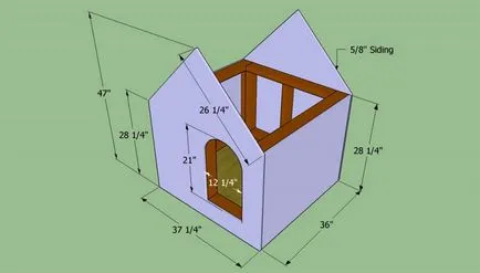 Как да си направим приют за кучето със собствените си ръце - инструкция снимка