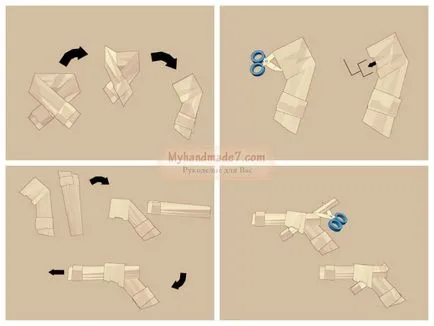 Hogyan készítsünk egy pisztolyt a rendszer a papír