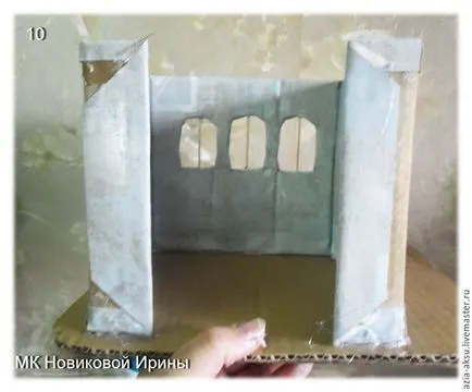 Hogyan készítsünk egy babaház készült hullámpapír - Fair Masters - kézzel készített, kézzel készített