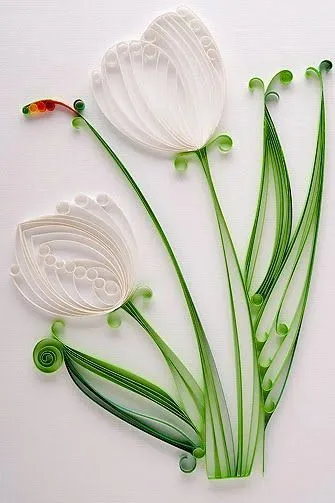 Hogyan tulipán Quilling technikák