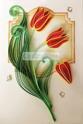 Hogyan tulipán Quilling technikák