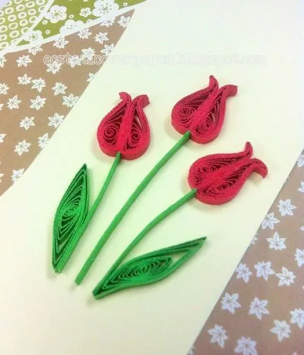 Hogyan tulipán Quilling technikák