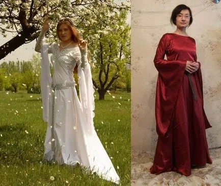 Cum să coase o rochie medievala