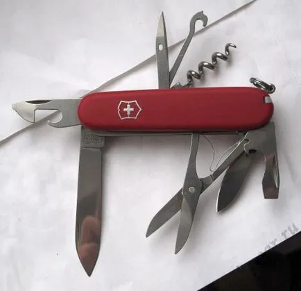 Cum de a recupera cuțitul căptușeală Victorinox, ECSD - lucruri pe care le purtăm cu ei