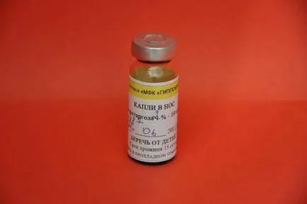 Picături pentru nas cu un antibiotic, numele spray de copii pentru rece comune pentru copii