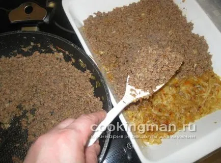 Csőben sült burgonya hússal és káposztával - főzés férfiak