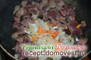 Картофи запържен черен дроб, Беларус - рецепти от domovesta