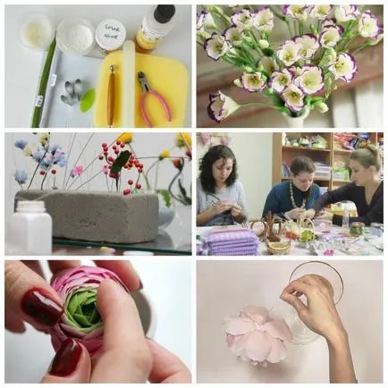 Керамични цветя да започнете да създавате декоративни цветя