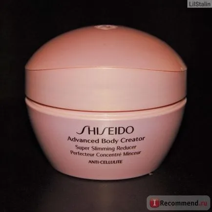 Crema de corp Shiseido creator organism avansat anticelulitice - «Da, funcționează