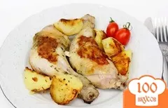 Csirke sült burgonyával szilikon forma - lépésről lépésre recept fotókkal - sütő