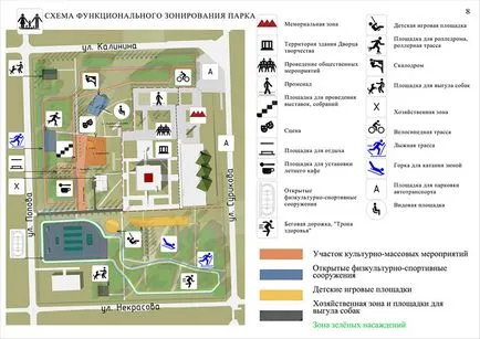 Maze, стена за катерене и сценични възможности blagosturostva парк в Двореца на пионерите