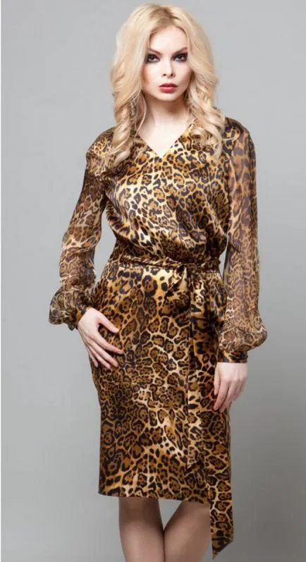 Леопард рокли 2014 на абитуриентски бал, мода рокля