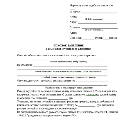 Наказанието за издръжка, платежно нареждане и давност