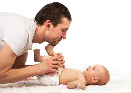 Nou-născut și tatăl, rolul tatălui în educația fiului și fiica ei, îngrijirea nou-născutului