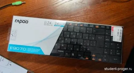 Prezentare generală Wireless e9070 tastatură Rapoo