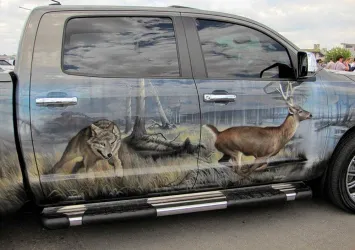 Airbrushing állatok autók