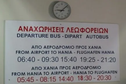 Aeroportul din Chania și cum să ajungi la hotel