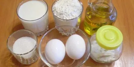 Palacsinta kefir buja egyszerű, lépésről lépésre recept fotók