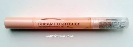 Opinie pe anticearcan Maybelline vis subliniind anticearcan tactil Lumi 01, produse cosmetice și de îngrijire personală