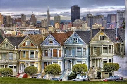 doamnelor pictate »de pe străzile din San Francisco, în stil victorian