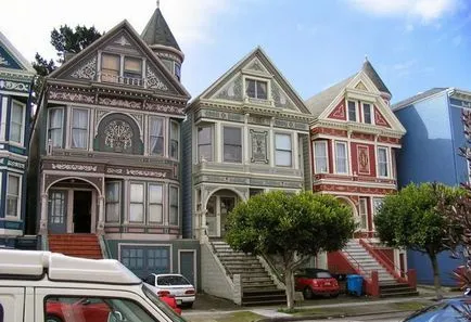 doamnelor pictate »de pe străzile din San Francisco, în stil victorian