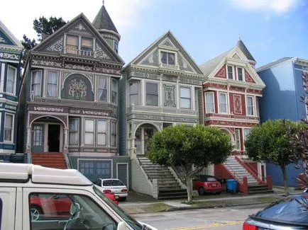 Боядисани дами »- викториански къщи в Сан Франциско