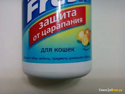 Vélemények a spray védelem a karcolás macska citrus íz kiváló eszköz azok számára, akik