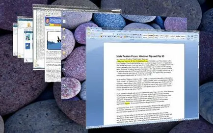 Превключване на задачи с помощта на Windows Flip и Flip 3D