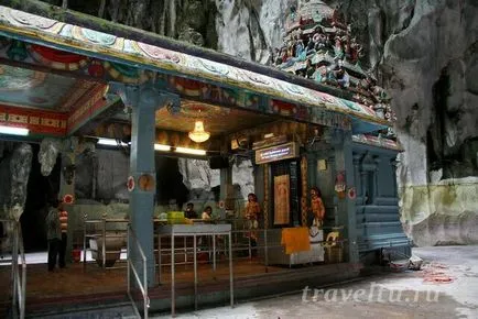 Batu Caves - hindu templomok a barlangokban a kréta időszak