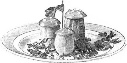 Rosii umplute cu salata de ciuperci