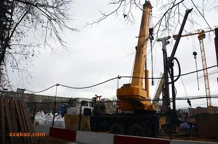 Megnyomása fal szinten 25 -2 etazhki és előkészítése a 2. kiindulási komplex