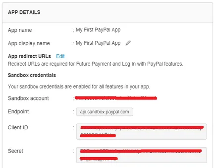 Punerea în aplicare a autorizației de utilizator prin intermediul PayPal