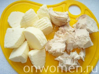 Разточете от Лаваш с пиле, сирене и прясна краставица с една стъпка по стъпка рецепти снимки
